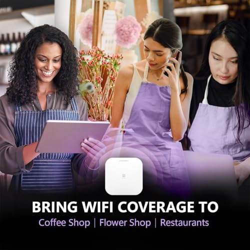 EnGenius Wireless AP 4X4 Wi-Fi 6 Dual Band AX3600 | 2.5Gbe PoE+ | Cloud & App & OnPrem Control Options | WPA3, MU-MIMO, Mesh & Seamless Roaming - EWS276-FIT - Image 5