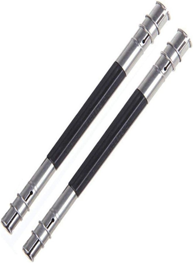Sluswallow 2 Pcs Useful Stainless Steel Dual Head Pencil Extender Holder Double-Headed Pencil Stationery Accessories for Stationery Desk Supplies Holders and Dispensers - Image 1
