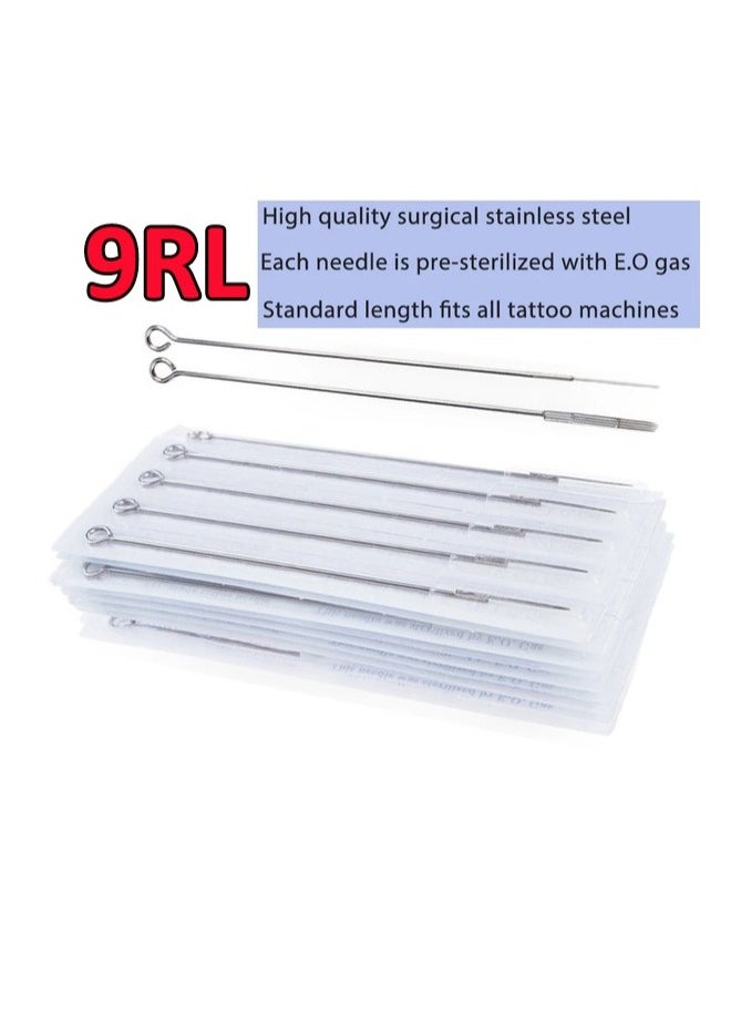 Generic 5-Pieces/Set Disposable Round Liner Sterile Tattoo Needles,Size 9RL  - Image 5