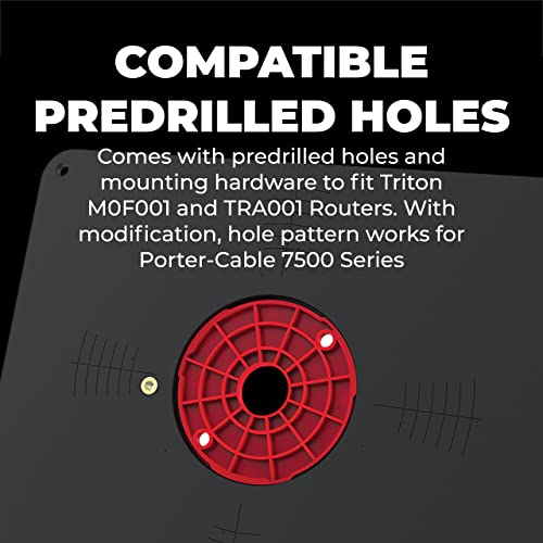Kreg Tool PRS4034 Precision Router Table Insert Plate - Predrilled for Triton - Image 4