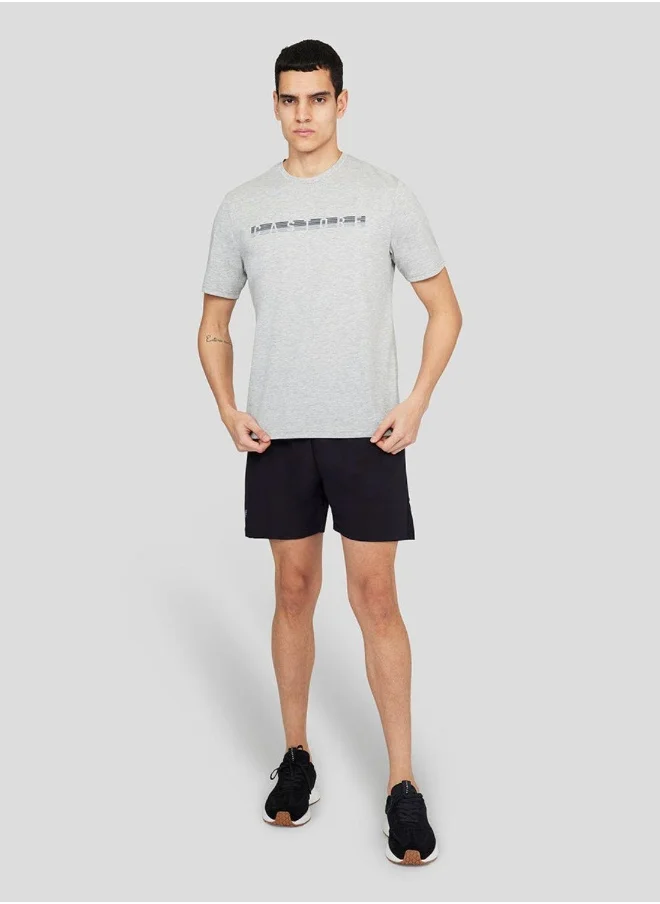 CASTORE Grey Marl Graphic Short Sleeve Tee