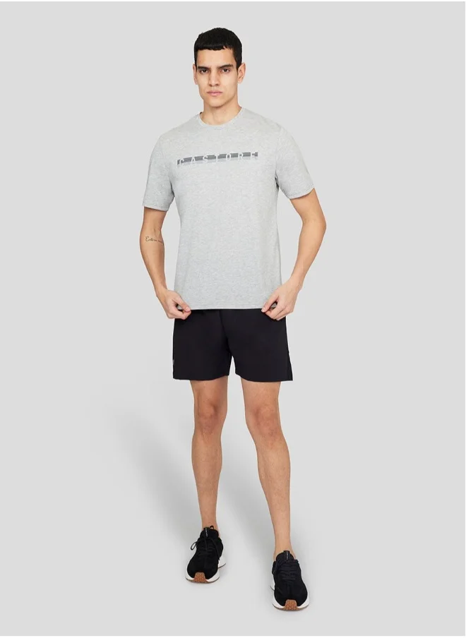 CASTORE Grey Marl Graphic Short Sleeve Tee