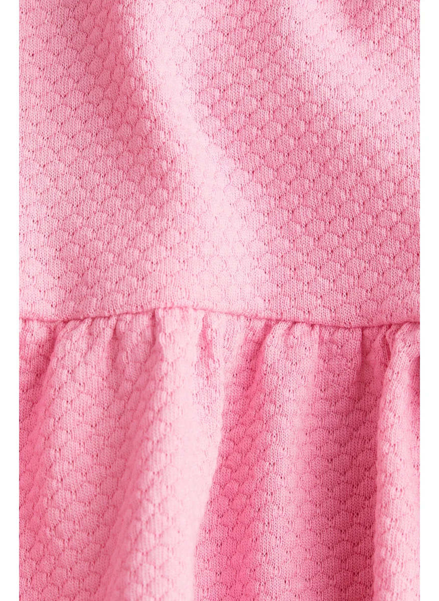 اتش اند ام Flutter-Sleeved Cotton Dress