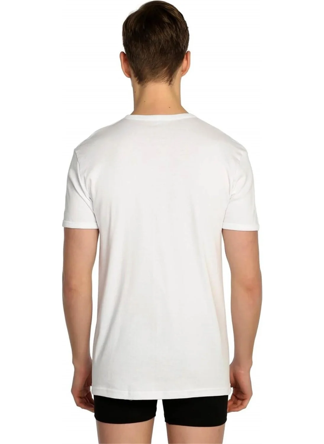 Tutku 6 Pieces 107 Men's V-Neck Undershirt Undershirt White