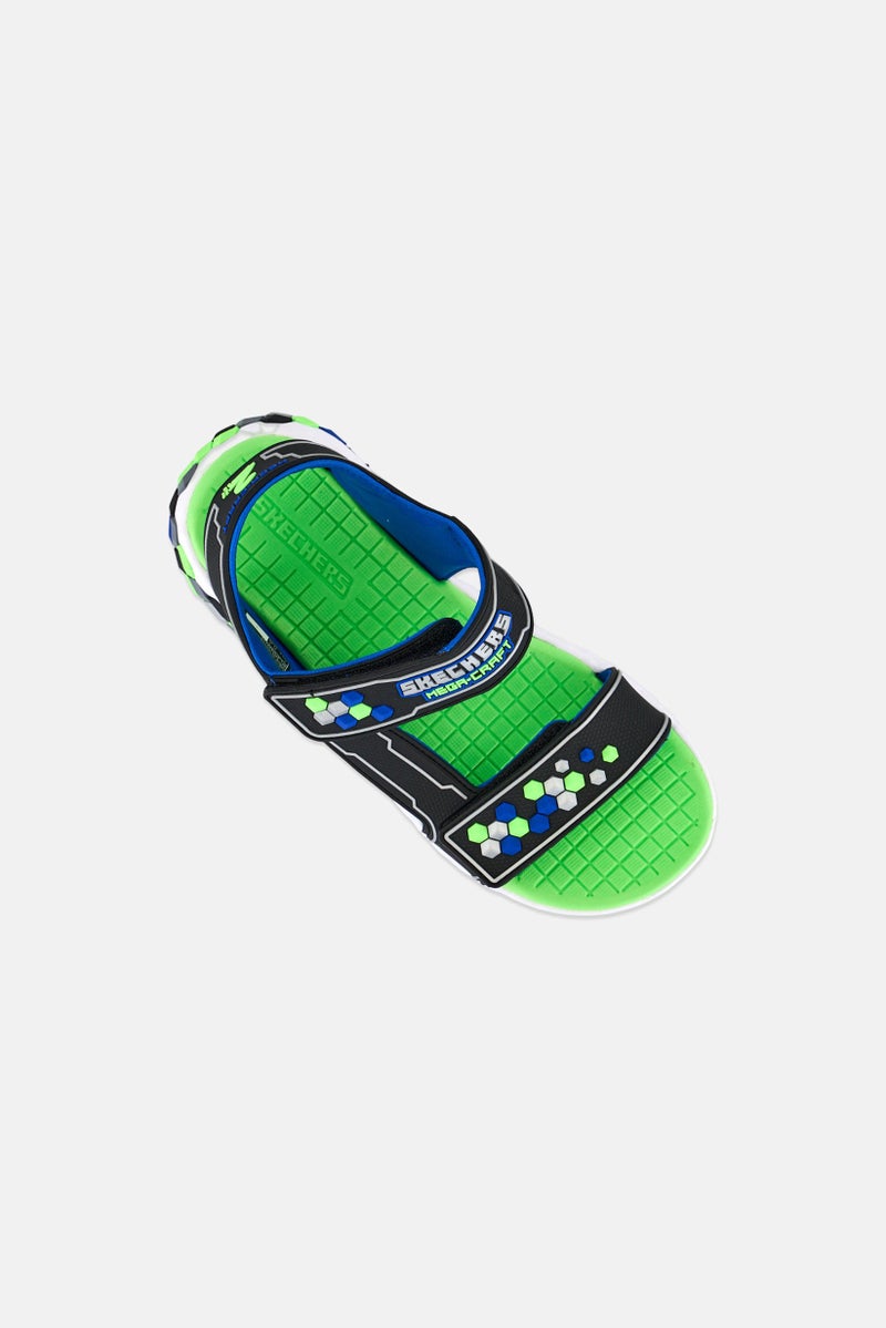SKECHERS Kids Boy Mega Splash 2,0 Velcro Closure Outdoor Sandals, Multicolor - Image 4