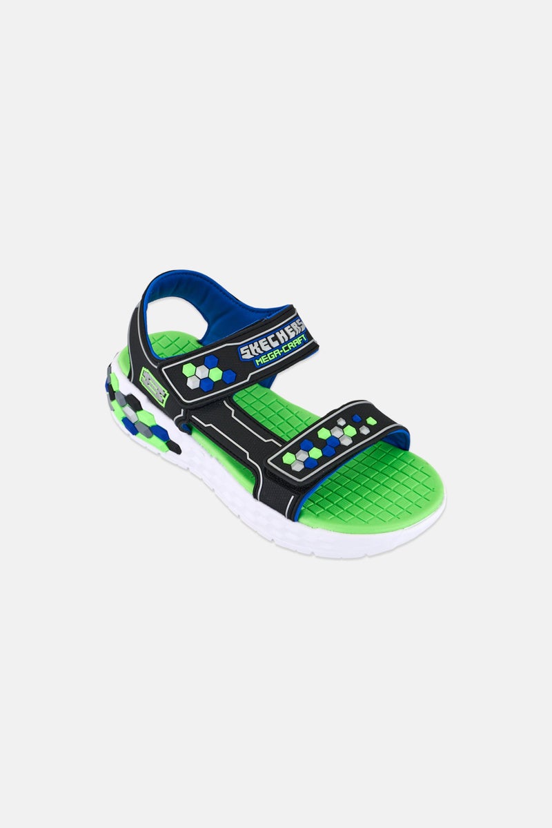 SKECHERS Kids Boy Mega Splash 2,0 Velcro Closure Outdoor Sandals, Multicolor - Image 1
