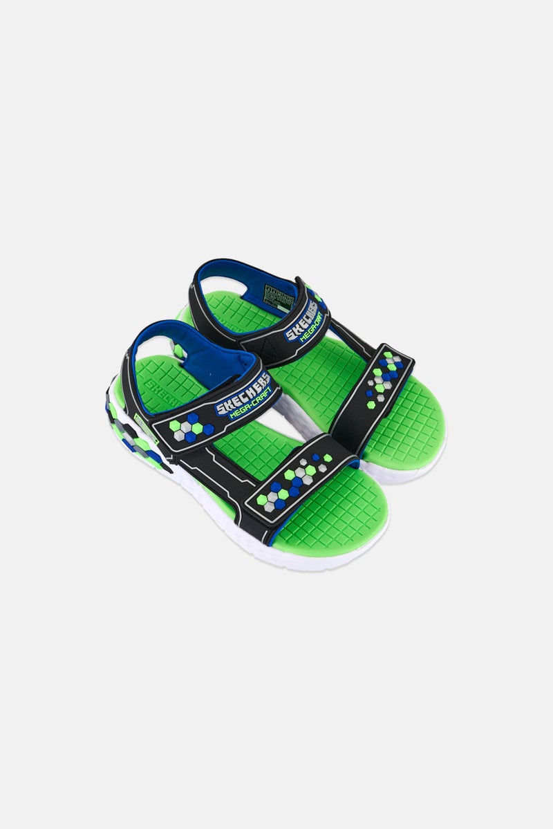 SKECHERS Kids Boy Mega Splash 2,0 Velcro Closure Outdoor Sandals, Multicolor - Image 2
