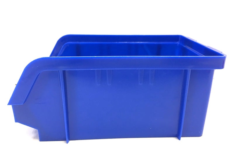 Maxworks ماكس ووركس 80694 رف تخزين/تعليق على الحائط بـ 30 صندوق لتخزين المكسرات، البراغي، المسامير، الخرز، الأزرار، وأجزاء صغيرة أخرى، أزرق وأحمر - Image 4