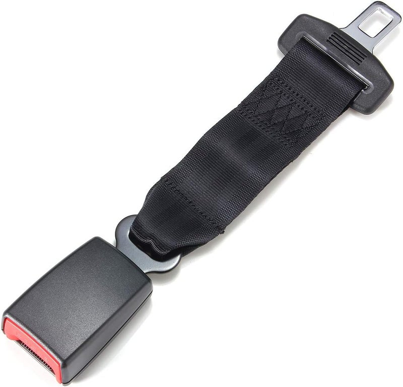 fenex Car Seat Belt Extender, 1-Piece, Universal Fit Shoulder Pads for Comfortable Driving (Black) - Image 1