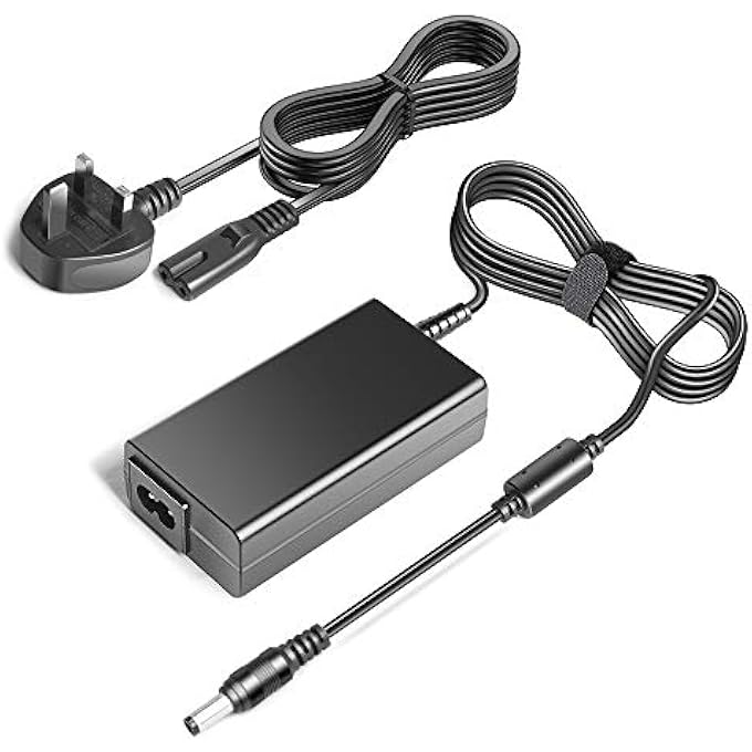 rayihni 24V POWER SUPPLY ADAPTER FOR LOGITECH RACING WHEEL G25 G27 G29 G920 G923 G940 XBOX 360,FUJITSU SCANSNAP S1500 S1500M FI-5120C SCANNER,LED STRIP LIGHTS,CRICUT MAKER 3 CRICUT EXPLORE 3 CHARGER - Image 1