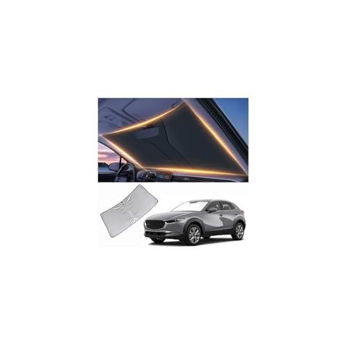LZYYQX Windshield Sun Shade for Mazda CX30 Front Window Shades Cover for 2019-2025 CX30 Windshield Sun Visor Protector Car Accessories - Image 1