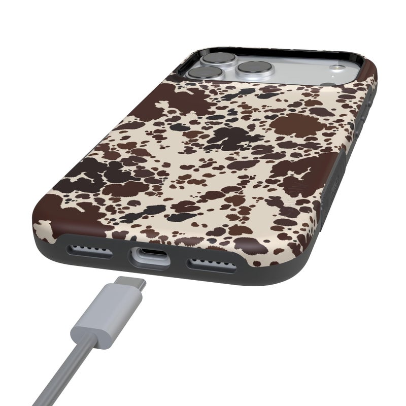 Casely iPhone 17 Pro Max Case | Cowgirl Envy | Cow Print | Bold Protective Design | Compatible with MagSafe - Image 5