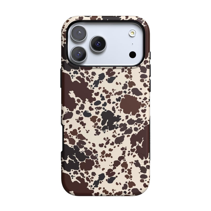 Casely iPhone 17 Pro Max Case | Cowgirl Envy | Cow Print | Bold Protective Design | Compatible with MagSafe - Image 1