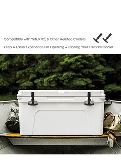 SYOSI 2 عبوة من أقفال الأغطية البديلة متوافقة مع مبردات Yeti و RTIC الصلبة مصنوعة من مطاط أكثر متانة تصميم محسّن مصممة ومصنعة  - Image 5