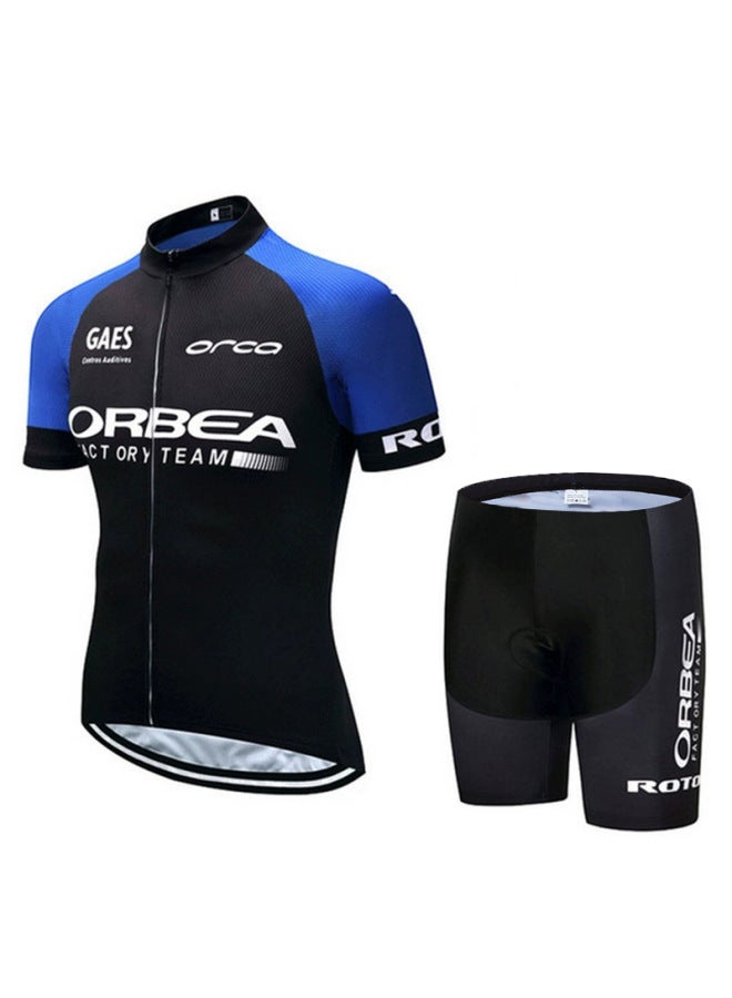 Tour De France Team Summer Short Sleeve Cycling Jersey Bib Set Children's Speed Skating Suit Racing Suit Karting Suit
