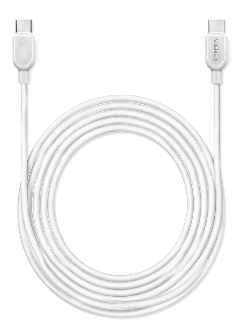 Vierex VC-3 Type-C to Type-C Fast Charging Data Cable 60W Power Delivery USB C Charger Cable, 3M - Image 4