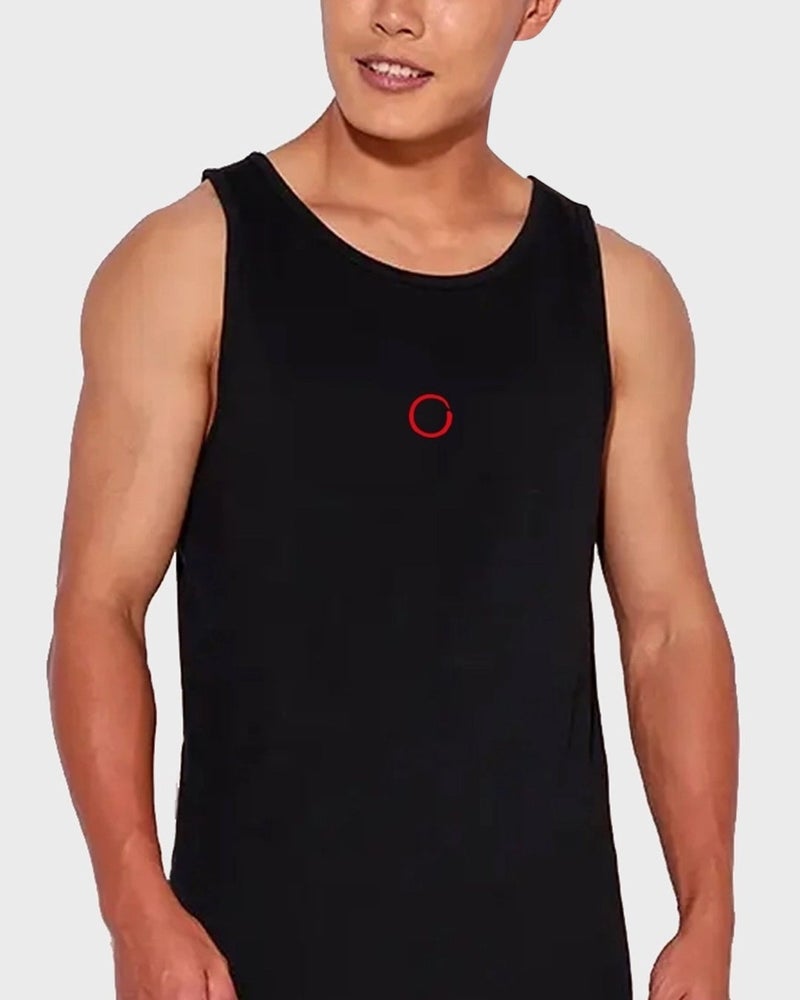bewakoof Men's Black Warriors Graphic Printed Vest - Image 5