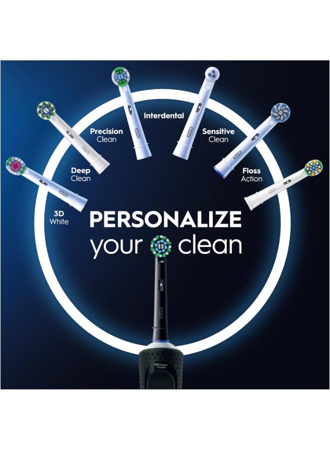 Oral-B Oral B Vitality Pro, Rechargeable Toothbrush with CrossAction Brush Head, 3 Cleaning Modes & 2 Minutes Built-in Timer - Black - Image 4
