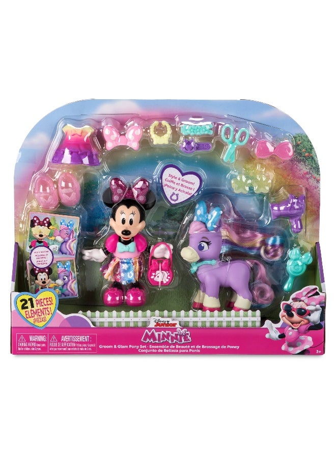 Disney طقم تصفيف وتجميل ميني ماوس من ديزني جونيور (21 قطعة) - Image 2