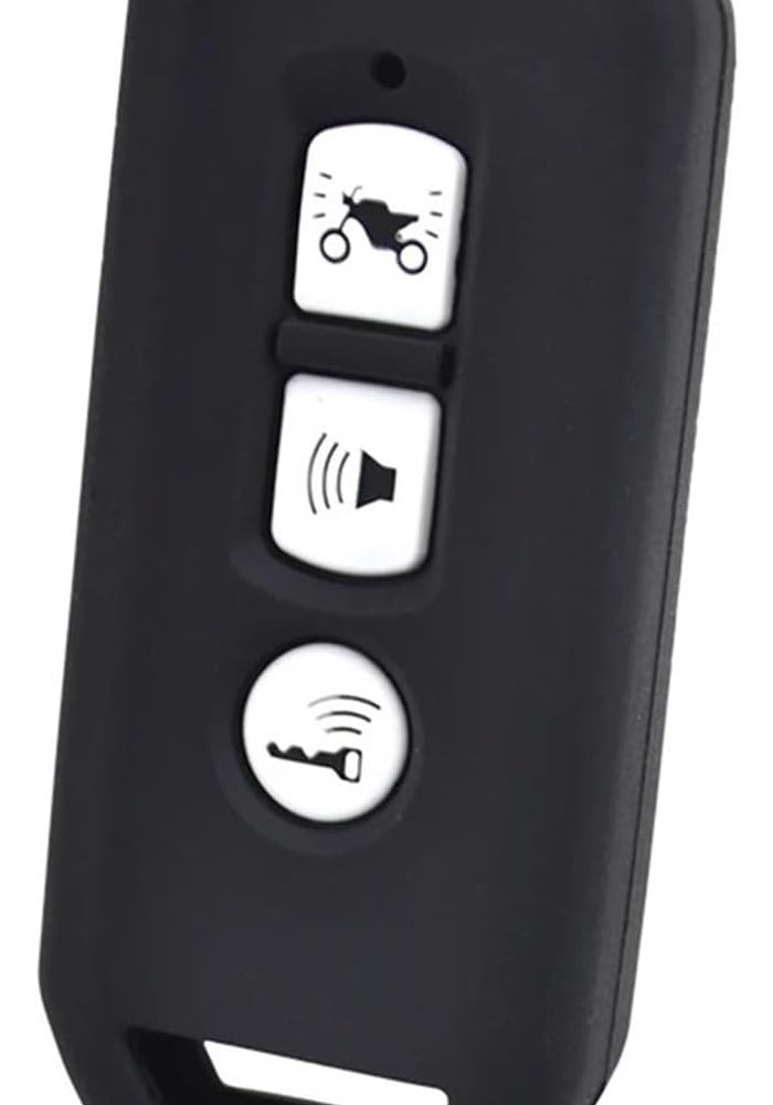QASULER 3 Button Silicone Key Case for Motorcycles - Image 1