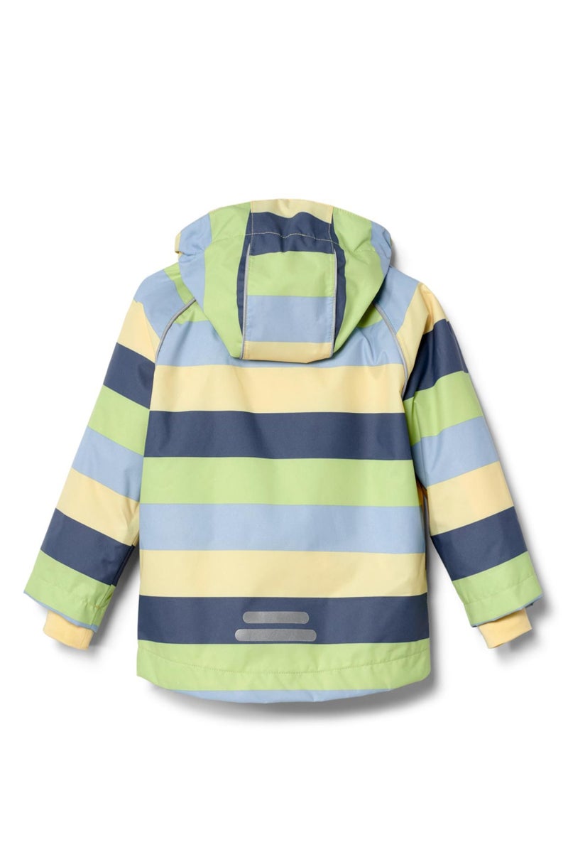 Tchibo Kids Girl Stripe Raincoat, Yellow - Image 3