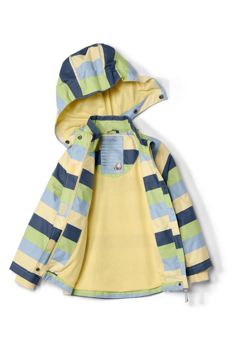 Tchibo Kids Girl Stripe Raincoat, Yellow - Image 4