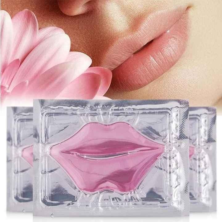 KRIDARSH 20PCS Lip Mask Sheet, Sleeping Lip Masks,Pink Lip Care Pads Mask for Moisturizing Nourishing,Anti-Aging & Anti-Wrinkle,Lip Gel Patches Pads for Dry Lip,Remove Dead Skin - Image 1