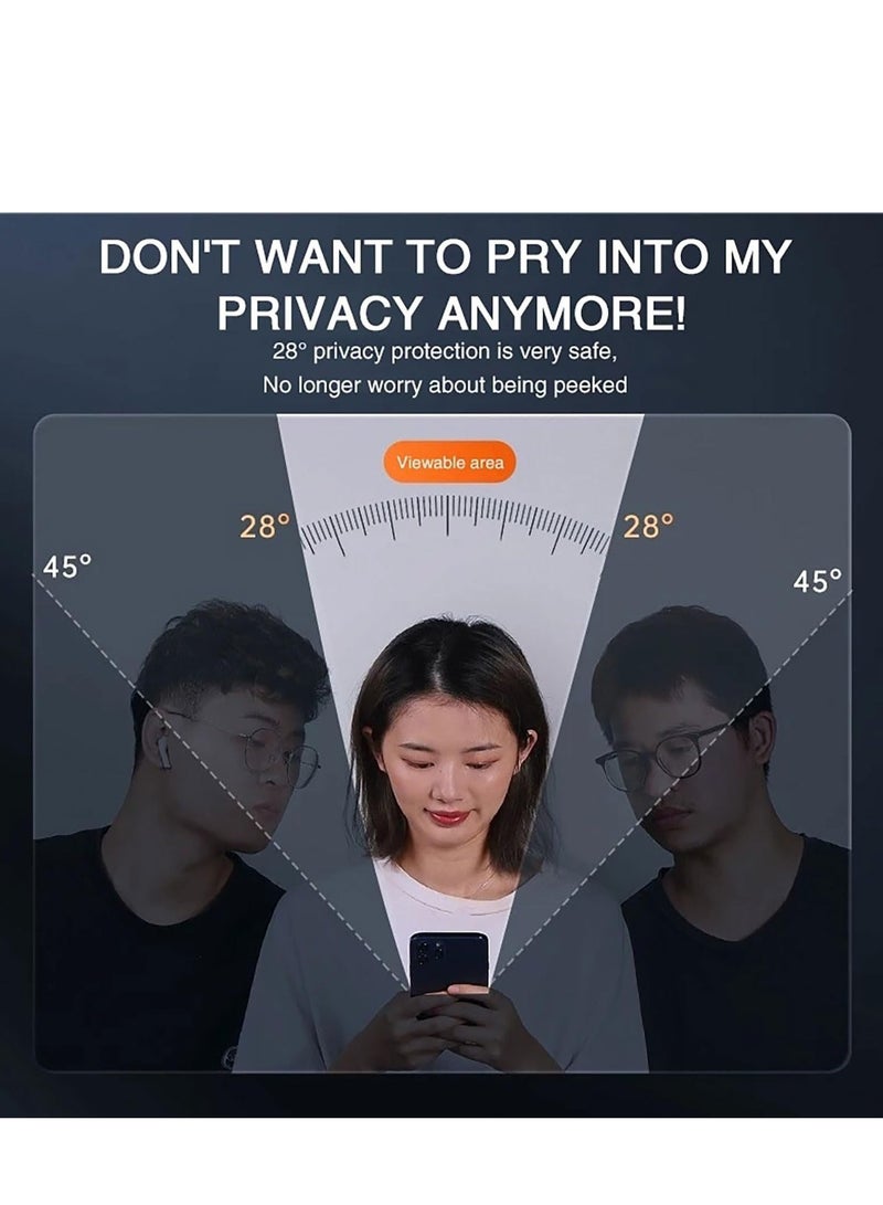 حافظة متوافقة مع سامسونج جالاكسي A35 5G غطاء & (2 قطع) واقي شاشة خصوصية زجاج مقسى غطاء TPU ناعم (أسود) - Image 3