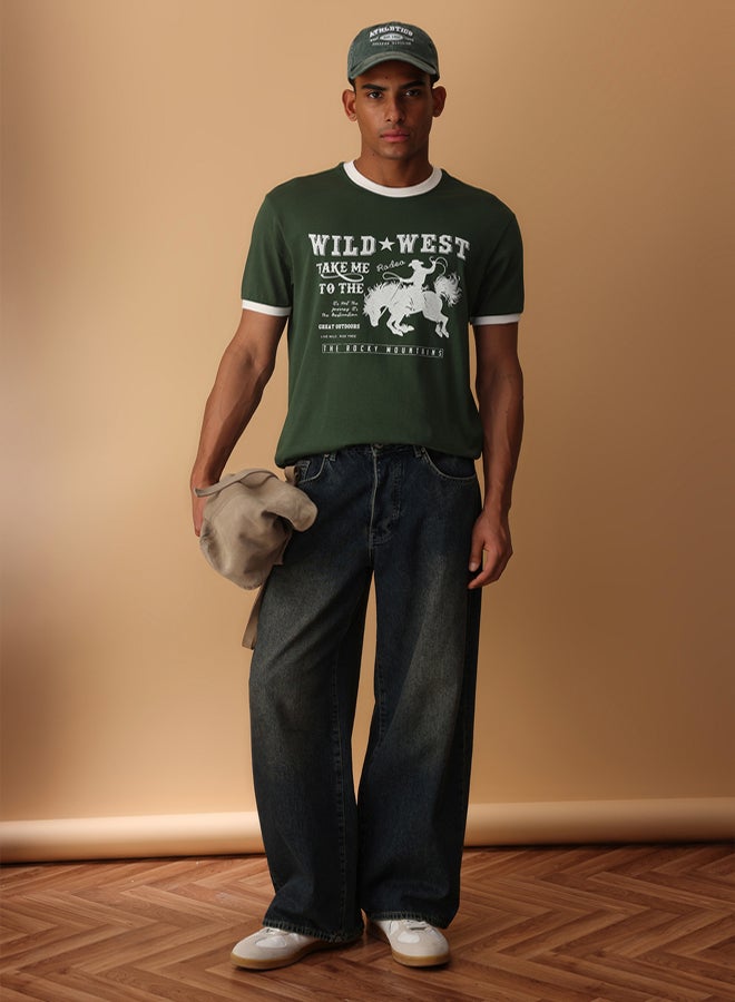 trendyol Men's Printed T-shirt - Image 1