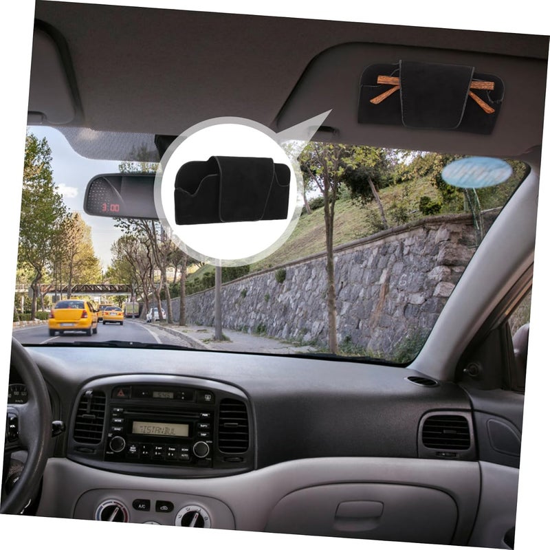 Popular trusted craftsmanship Magnetic Sunglass Holder Clip for Car Visor Auto Eyeglass Organizer Car Visor Sunglasses Holder Wide use compliant quality - Image 4