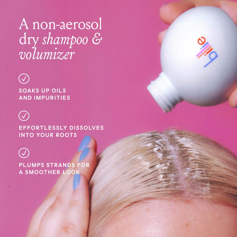 Billie Floof Dry Shampoo - Non-Aerosol Volumizing Powder - Light Hair - 1.2 oz - Image 2