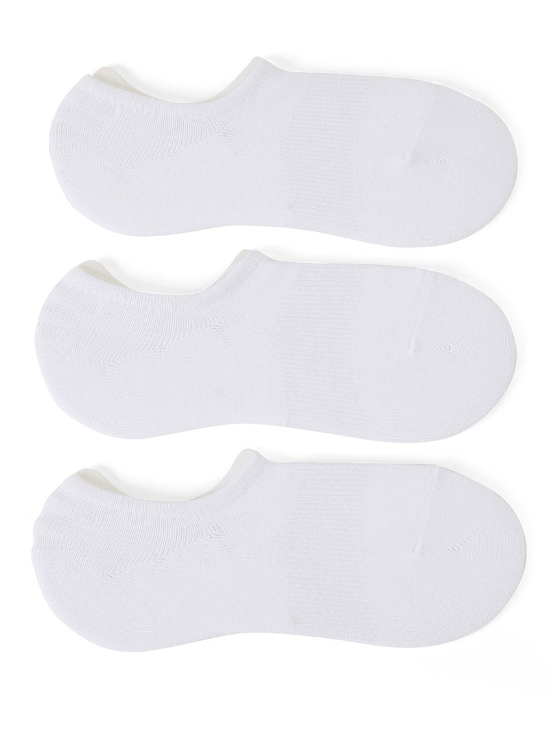 Prickly Pear Pack Of 3 Basic No Show Non Slip Ankle Socks - Image 2