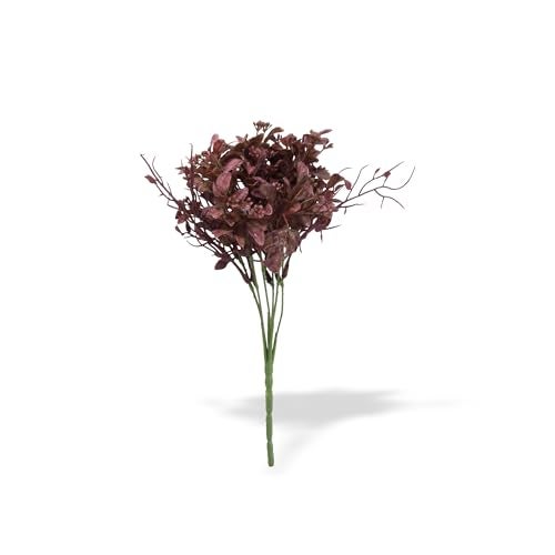 itsy-bitsy Itsy Bitsy Artificial Leaf Stem Ornamental Foliage Bronze Brown 11inch 1 Bunch Decorative Artificial Flower or Leaf Stem for Home Decor Vase Arrangement Wedding - Image 1