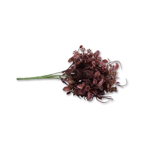 itsy-bitsy Itsy Bitsy Artificial Leaf Stem Ornamental Foliage Bronze Brown 11inch 1 Bunch Decorative Artificial Flower or Leaf Stem for Home Decor Vase Arrangement Wedding - Image 2