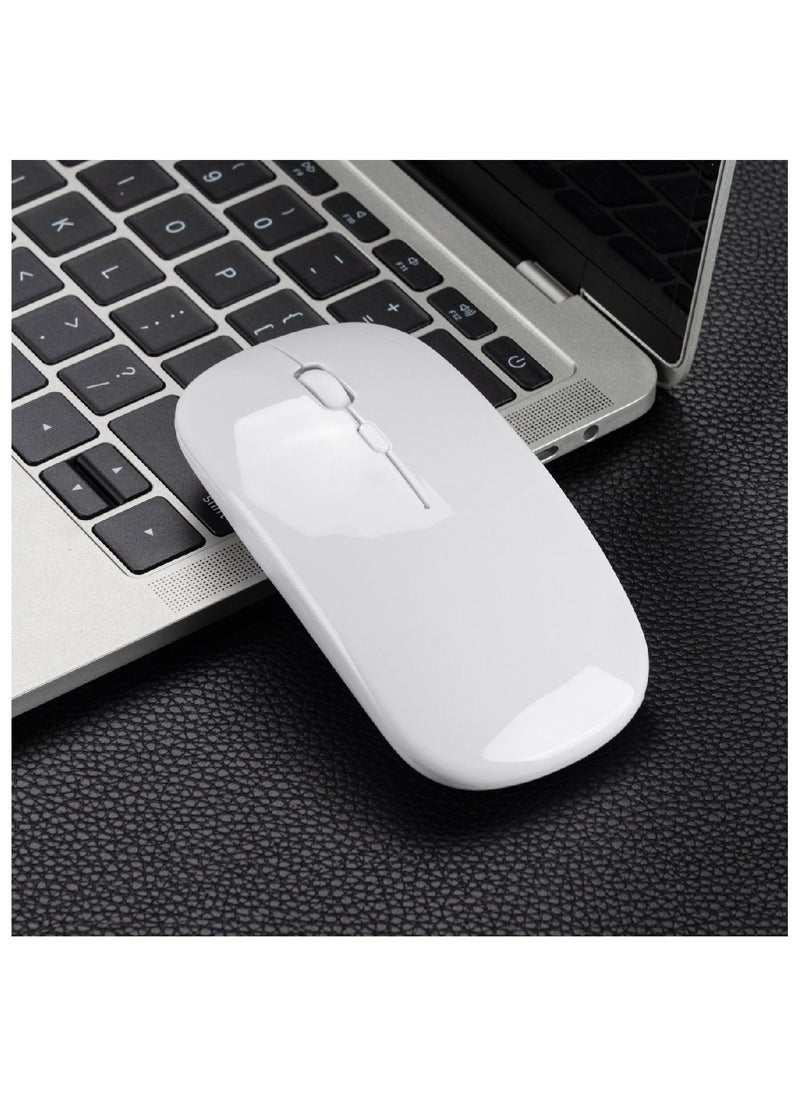 YONK M80 2.4 Ghz Wireless 1600Dpi Three Speed Adjustable Optical Mute Mouse White  - Image 4
