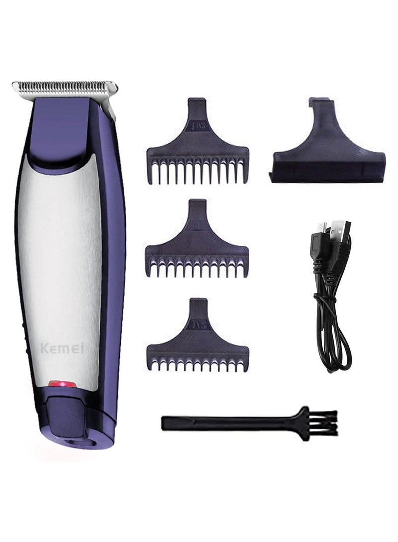 ELTERAZONE Men's Self-Cut Hair Trimmer Waterproof Cordless Rechargeable Hair Cutting Clippers Groomer with Stainless Steel - Image 1