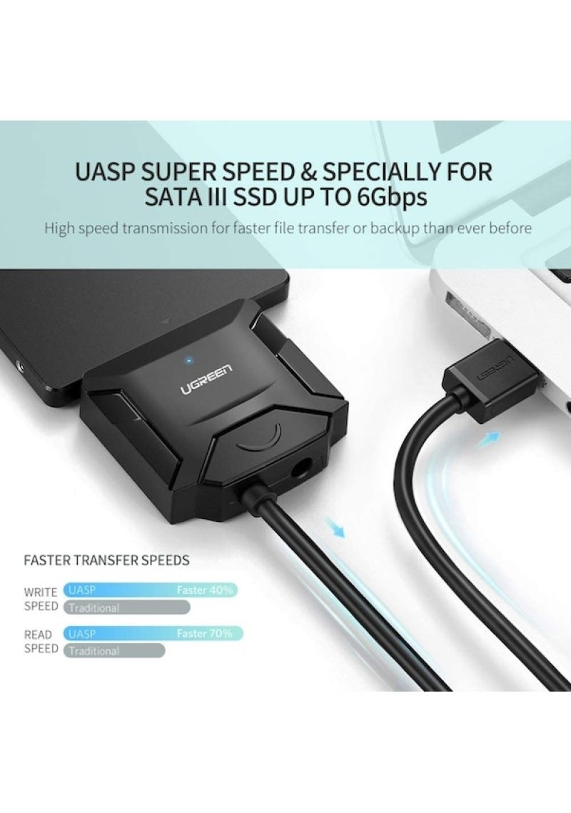 كابل محول USB3.0 إلى قرص صلب SATA بحجم 2.5 بوصة، محول USB - Image 5