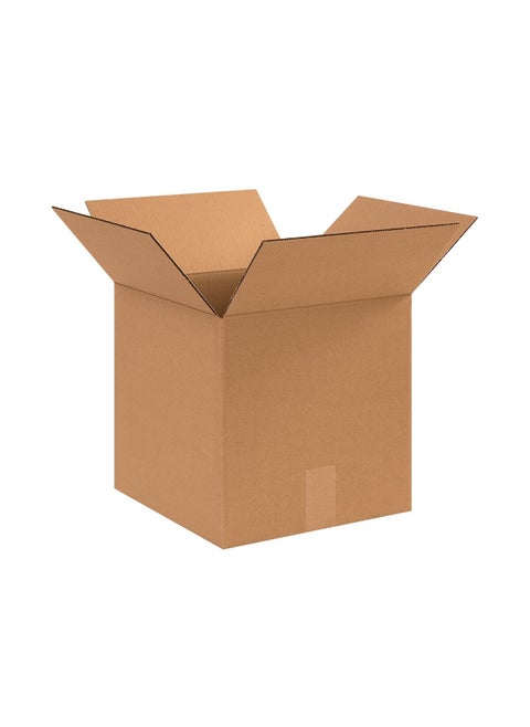 Cardboard Square Shaped Medium Packaging Empty Box Brown 16 x 18 x 18 Inch BB-80