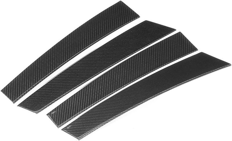 cheekyglo Window Door Pillar,Window Door Pillar Post Cover Dry Carbon Fiber Window Door Pillar Post Trim Replacement for Panamera 970 20142016 - Image 3