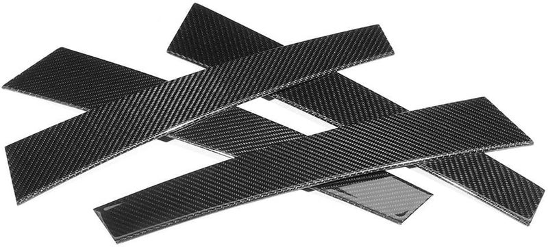 cheekyglo Window Door Pillar,Window Door Pillar Post Cover Dry Carbon Fiber Window Door Pillar Post Trim Replacement for Panamera 970 20142016 - Image 2