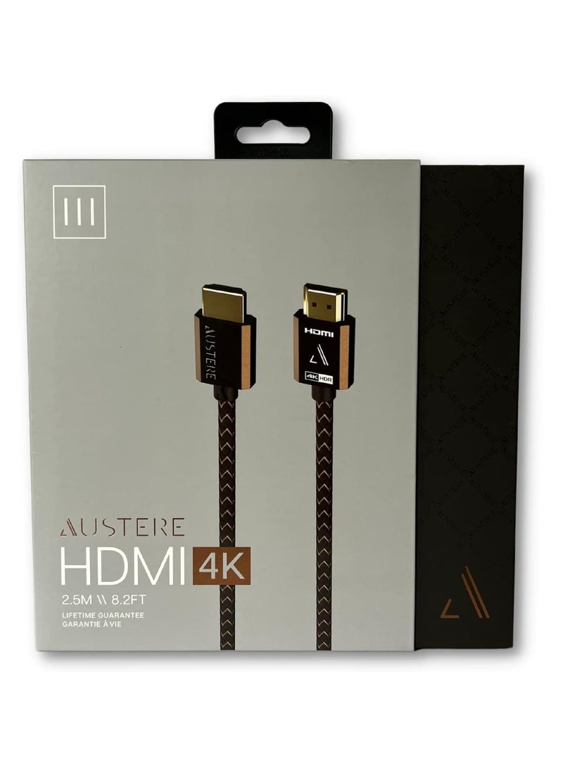 AUSTERE III Series 4K HDMI Cable 2.5m HDMI, 4K HDR - Image 4