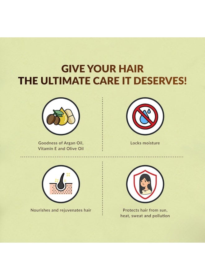 Olivia Moisture Lock Nourishment Hair Serum With Argan Oil Extract Smooth, For Smooth, Frizz-Free, Shiny & Tangle Free Hair - 100Ml - Image 4