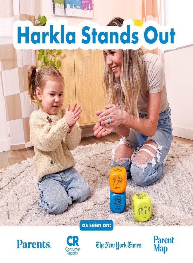 Harkla Sensory Activity Dice - Fun and Effective Brain Breaks for Kids and Adults | Helps with Focus, Calm and Energy | Self Regulation for Kids | Occupational Therapist Approved - Image 2