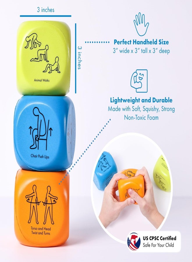 Harkla Sensory Activity Dice - Fun and Effective Brain Breaks for Kids and Adults | Helps with Focus, Calm and Energy | Self Regulation for Kids | Occupational Therapist Approved - Image 3