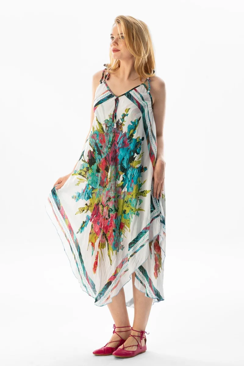 اليش شيل بيزي Floral Print Dress