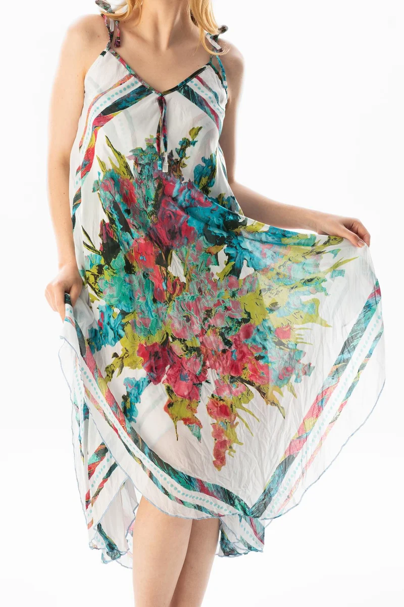 اليش شيل بيزي Floral Print Dress