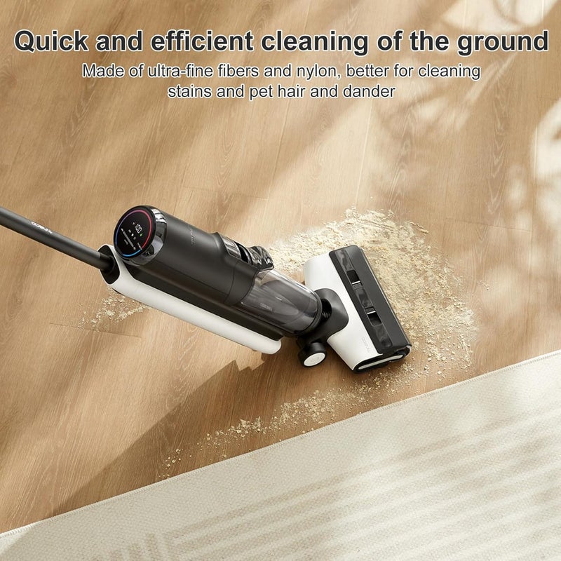 Nukisa بكرات فرشاة استبدال Floor One S5 المتوافقة مع مكنسة Tineco Floor ONE S5/Floor One S5 Pro اللاسلكية الرطبة والجافة. - Image 5