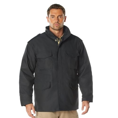 Rothco Field Jacket - All-Season Outdoor Weather Protection and Classic Style Coat, Black, XS - Image 1