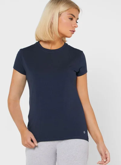 enamor Cotton Slim Crew Tee