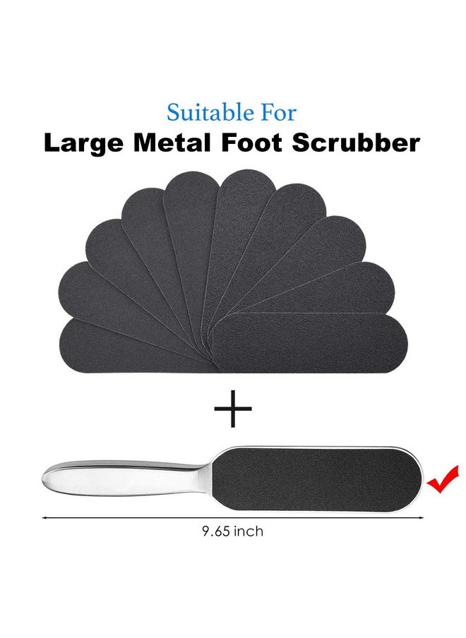 EagleKing Stainless Steel Foot File Refills 40 Pieces Replacement Pads Foot Rasp Pad With Removable Glue Size 5.2 L X 1.7 W  - Image 2